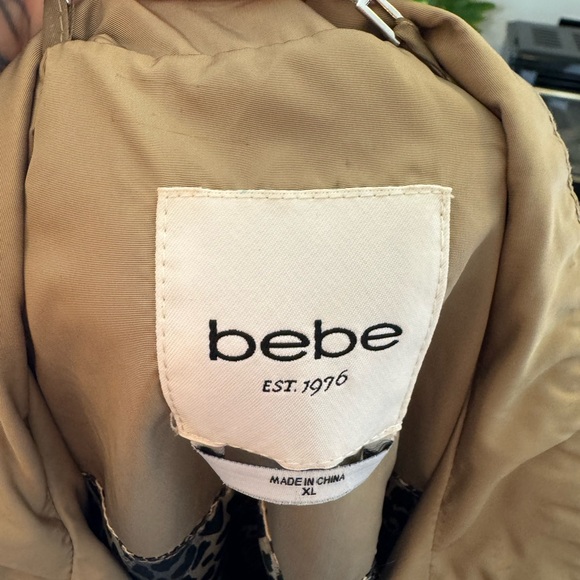 BEBE XL tan colored coat - Picture 4 of 4